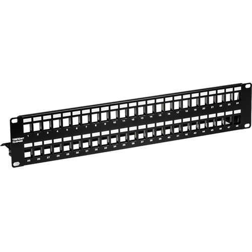 TRENDnet 48-Port Blank Keystone Shielded Patch Panel