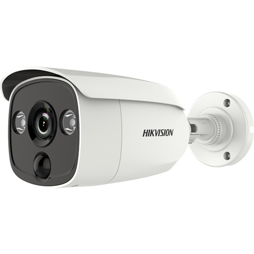 Hikvision Turbo HD DS-2CE12D0T-PIRL 2 Megapixel Surveillance Camera - Monochrome, Color - Bullet - TAA Compliant