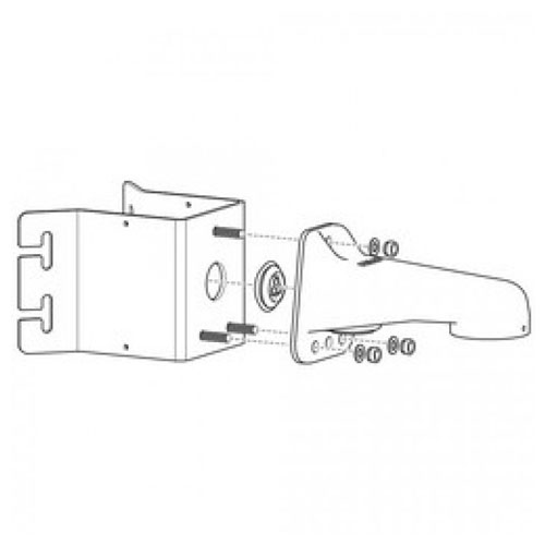 Pelco IMM-CM Corner Mount for Surveillance Camera