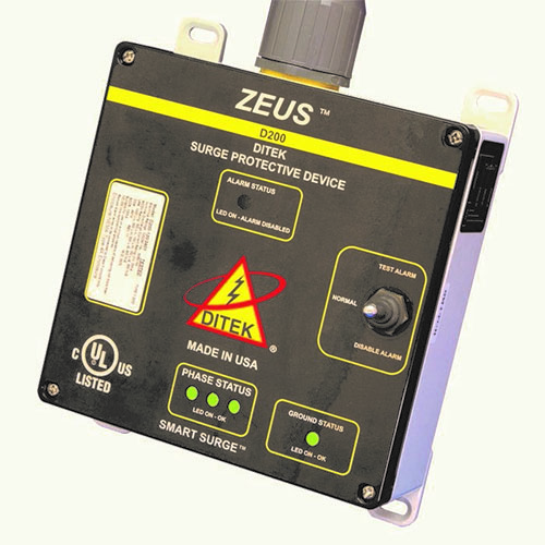 DITEK ZEUS D200-347/6003Y Surge Suppressor/Protector