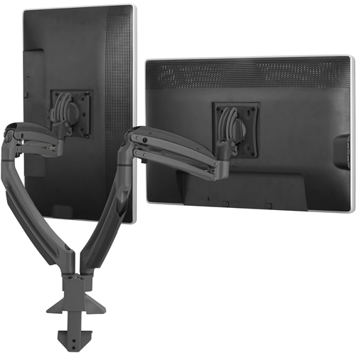 KONTOUR K1D DYNAMIC DESK CLAMP MOUNT, 2 MONITORS