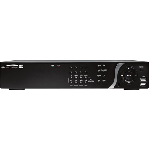 Speco 8 Channel 4K IP, HD-TVI Hybrid Video Recorder