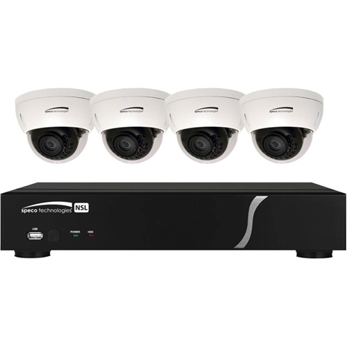 Speco 8 Ch. Plug & Play Network Video Recorder and IP Camera Kit