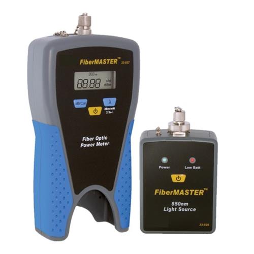 TREND Networks 33-931 FiberMASTER Multimode / Single-Mode Fiber Optic Test Kit with Quad Light Source