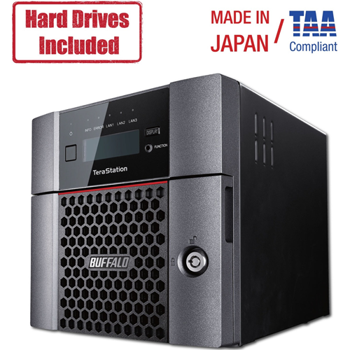Buffalo TeraStation 5210DN Desktop 4TB NAS Hard Drives Included