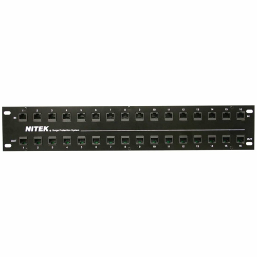 NITEK IP Camera & PoE16 Port Surge Protector