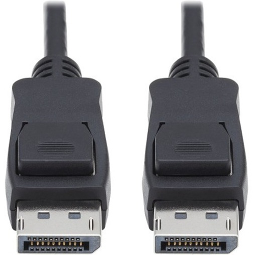 Tripp Lite DisplayPort 1.4 Cable with Latching Connectors, 8K, M/M, Black, 6 ft.