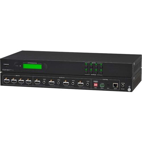 KanexPro Ultra-Fast 4x4 HDMI 2.0 Matrix Switcher with 4K/60Hz