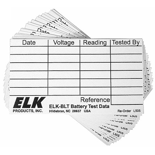 ELK BLTLABELS Test Data Label