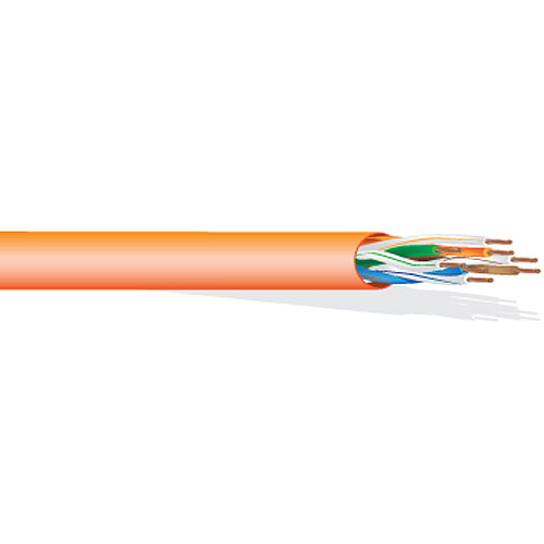 West Penn 4246EZYE1000 4 Pair,  CAT6, UTP, CMR, Yellow, 1000ft