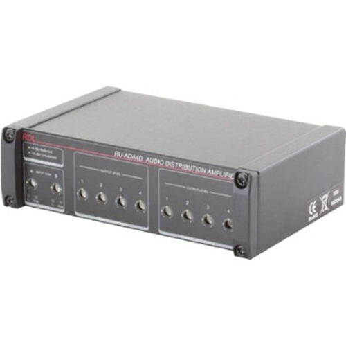 RDL RACK-UP RU-ADA4D Amplifier - 4 Channel