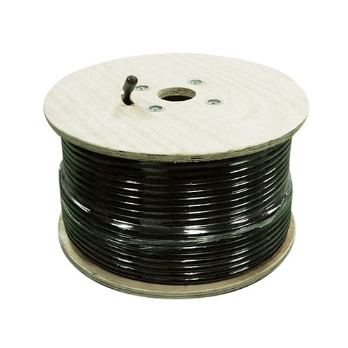 500' Sc-600 Coax Cable W/O Connectors, Black