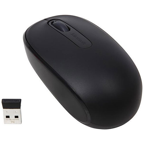 MICROSOFT WIRELESS MOBILE MOUSE 1850 - MOUSE - 2.4 GHZ - BLACK