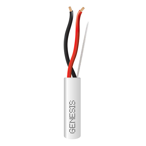 Genesis 21211101  16 AWG 2C Str Riser, White, 1000 ft. Pull Box