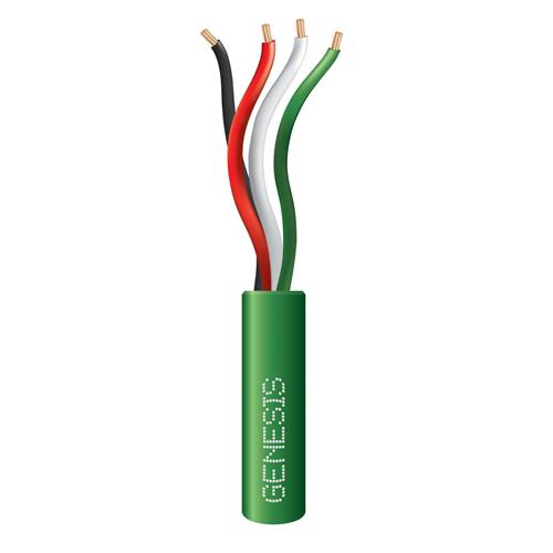 Genesis 21041105  22 AWG 4C Str Riser, Green, 1000 ft. Pull Box