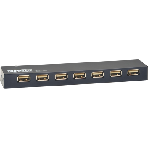 Tripp Lite 7-Port USB 2.0 Mobile Hi-Speed Hub Notebook Laptop Bus Power AC