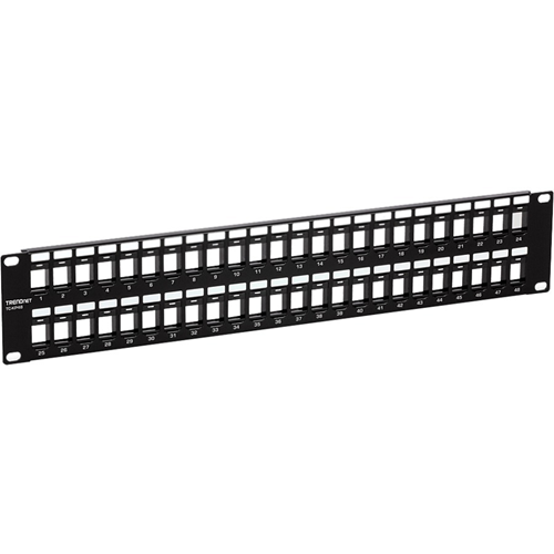 TRENDnet 48-Port Blank Keystone Patch Panel