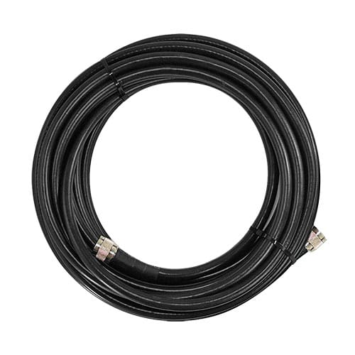 50' Sc-400 Coax Cable W/ N-Male Conn, Blk