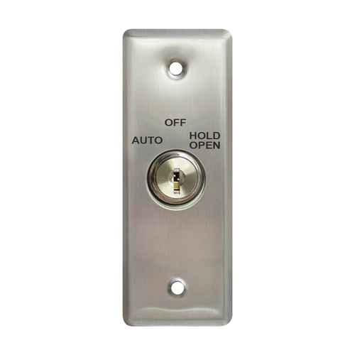 Key Switch W/Stainless Steel (Narrow Stile)facplat