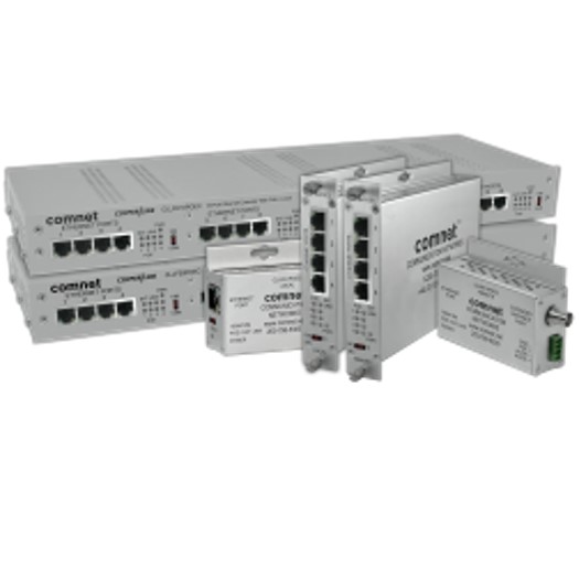 ComNet 1 Port EOC Ethernet Extender, Local, Small Size, Coax