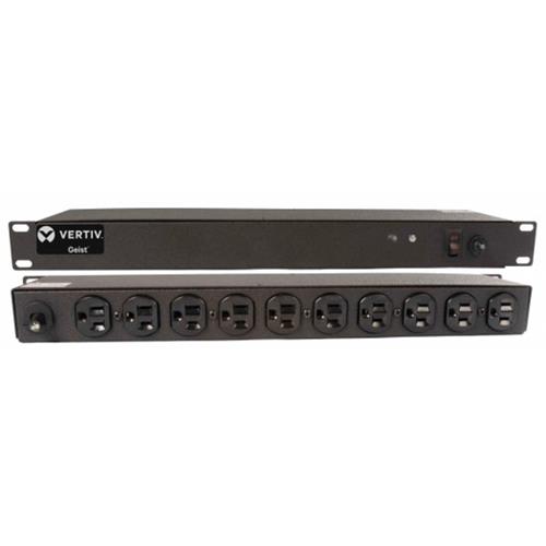 Rack Mount Power Strip 20a 10 Out Back