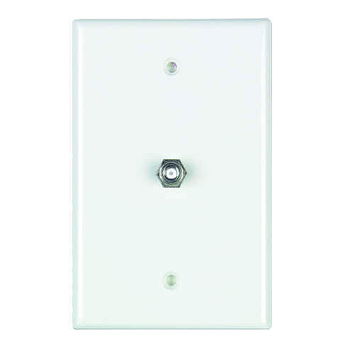 DataComm 30-2025 Single Gang Coaxial Faceplate