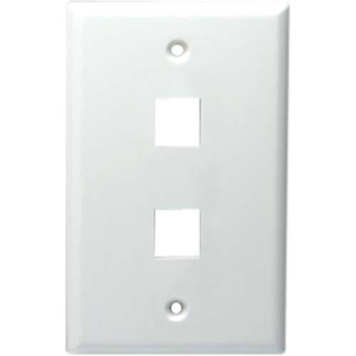 DataComm 2 Port Keystone Plate (Standard)