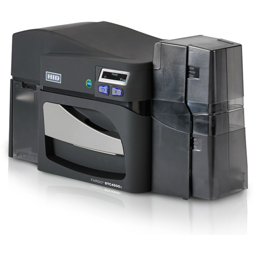 Fargo DTC4500e Single Sided Desktop Dye Sublimation/Thermal Transfer Printer - Color - Card Print - Ethernet - USB