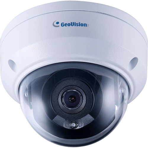 GeoVision GV-TDR4703-2F 4 Megapixel Outdoor IR Mini IP Dome Camera, 2.8mm Lens