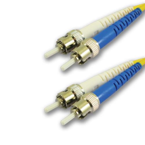 ST/ST Duplex Singlemode 9/125µ Fiber Cables, 7M