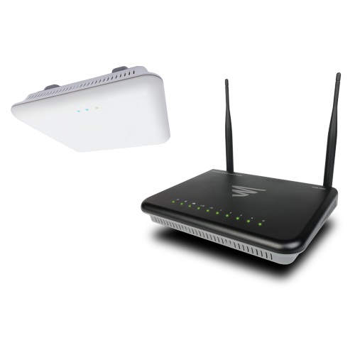 Luxul WS-80 Whole Home WiFi System AC1200 Wireless Router/Controller and AC1200 Apex Access Point with US Power Cord