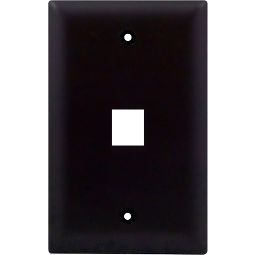 Legrand-On-Q 1-Gang, 1-Port Wall Plate, Brown