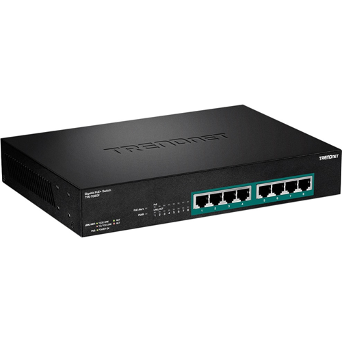 TRENDnet 8-port Gigabit Full Power PoE+ Switch