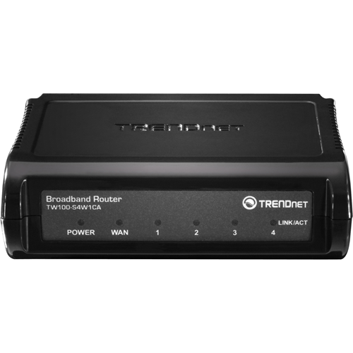 TRENDnet TW100-S4W1CA Broadband Router