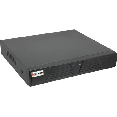 ACTi 4-Channel 1-Bay Desktop Standalone NVR with 4-port PoE Connectors