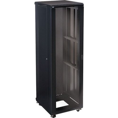 Kendall Howard 42U LINIER Server Cabinet - Glass/Vented Doors - 24