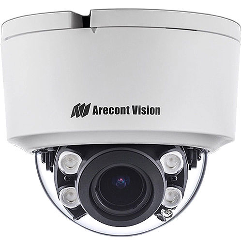 Arecont Vision ConteraIP AV05CID-100 5 Megapixel HD Network Camera - Monochrome, Color - Dome - TAA Compliant