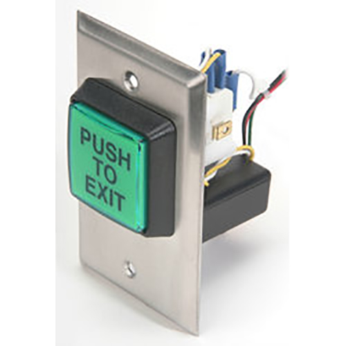 Camden CM-30AT LED Illuminated Push to Exit Switch with 30 Second Adjustable Timer