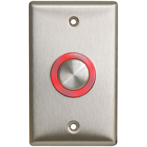 Illuminated Piezoelectric Push Button, Blank