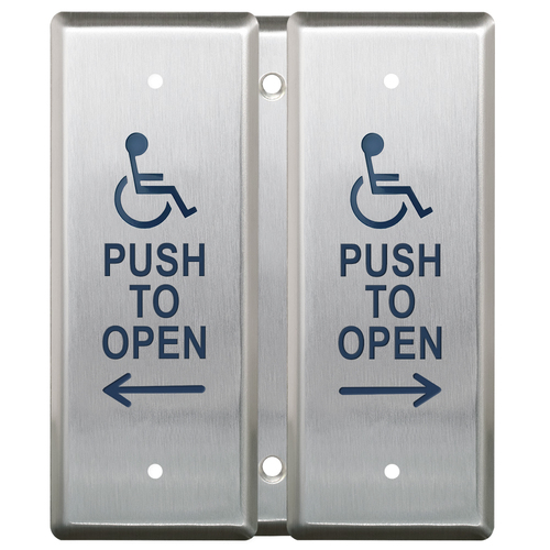 Vestibule Switch Handicap Push To Open Blue