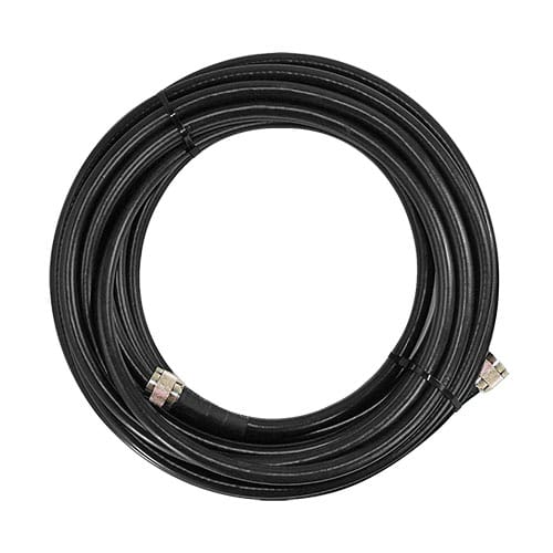 75' Sc-400 Coax Cable W/ N-Male Conn, Blk