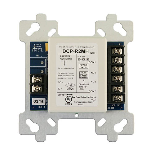 Hochiki DCP-R2MH Dual Relay Module, 8 AMPS