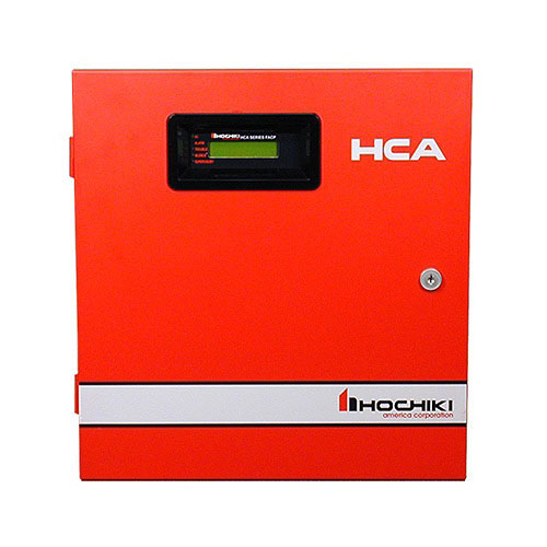 Hochiki HCA-8D 8 Zone Conventional Panel with DACT, 6.5 AMP, 120VAC, Red