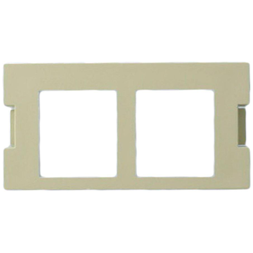 Leviton QuickPort 2 Socket MOS Faceplate Insert