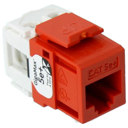 Leviton GigaMax 5e+ Component-Rated Keystone Jack