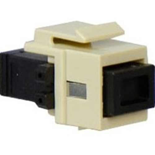 Legrand-On-Q MTRJ Multimode Phosphor Bronze Sleeve Fiber Optic Connector, Ivory