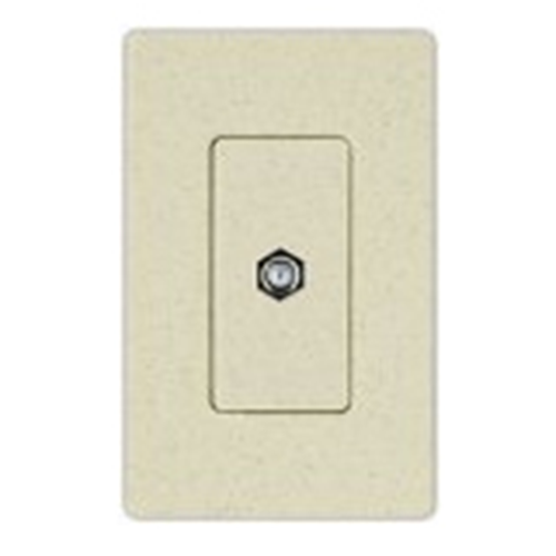 Lutron Satin Colors Coaxial Faceplate