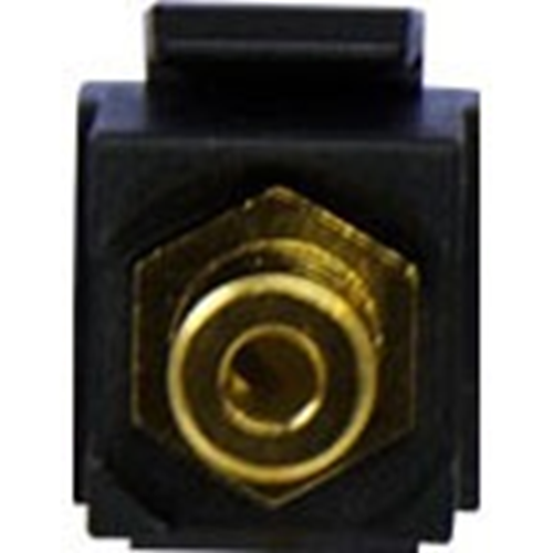 Legrand-On-Q 3.5mm Stereo Coupler Insert, Black