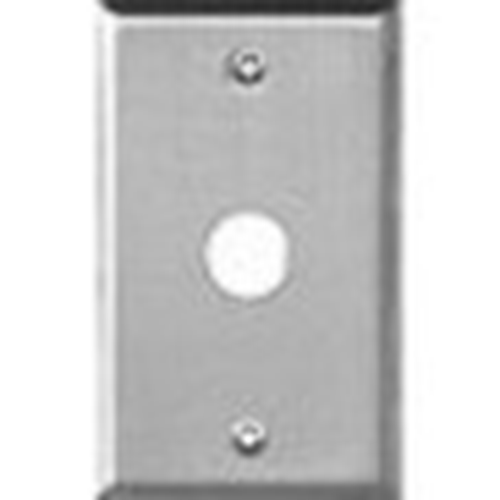 Enforcer Stainless-Steel Single-Gang Plate with 3/4