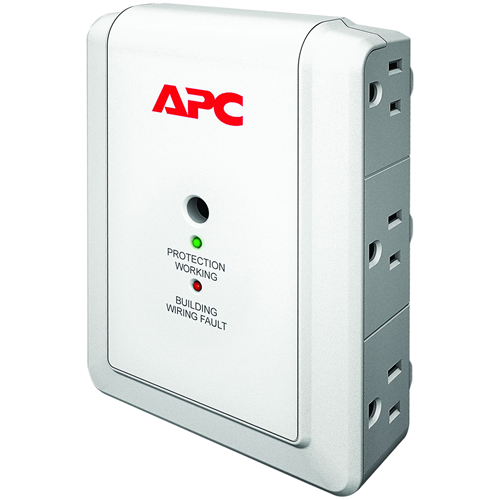 APC by Schneider Electric SurgeArrest Essential P6W 6-Outlets Surge Suppressor